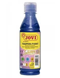 Tempera liquide pailletée à l'eau Jovi 250 ml - Particules pailletées - Excellentes performances - Séchage rapide - Fluidité opt