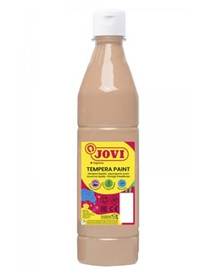 Peinture Tempera liquide Jovi 500 ml - À base d'eau - Prête à l'emploi - Pouvoir couvrant élevé - Séchage rapide - Excellente fl