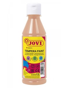 Peinture Tempera liquide Jovi 250 ml - À base d'eau - Prête à l'emploi - Pouvoir couvrant élevé - Séchage rapide - Excellente fl