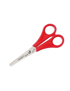 Ciseaux pour enfants Dahle 54626 13 cm - Pointes arrondies - Acier inoxydable - Rouge