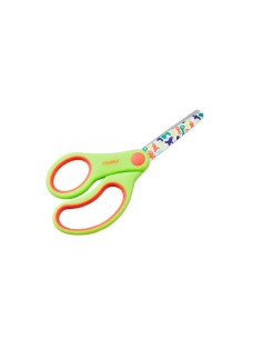 Ciseaux Dahle 54671 pour enfants, 13 cm, pour gauchers, pointes arrondies, acier inoxydable, poignées ergonomiques caoutchoutées