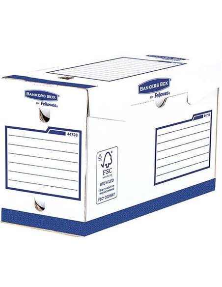 Fellowes Bankers Box Basic Pack de 20 boîtes d'archivage finales A4+ 150 mm - Extra résistantes - Assemblage manuel - Carton rec