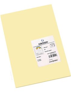 Paquet de 50 feuilles Canson Guarro Iris A4 185 g - 21 x 29,7 cm - Couleur crème
