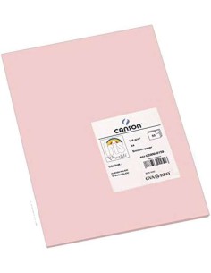 Paquet de 50 feuilles Canson Guarro Iris A4, 185 g - 21 x 29,7 cm - Rose