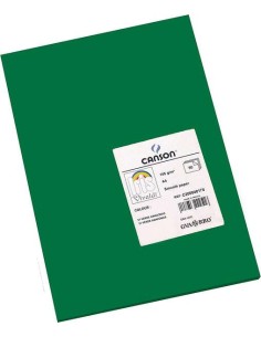 Paquet de 50 feuilles de papier cartonné Canson Guarro Iris A4, 185 g - 21 x 29,7 cm - Vert Amazon