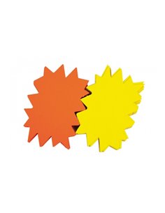 Pack de 25 affiches Flash Apli - Poids élevé et haute résistance - Idéal pour les offres et promotions - Couleurs assorties