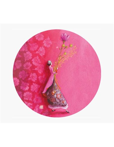 Magnet rond photo Gaëlle Boissonnard - 56 mm - Imprimé sur papier certifié FSC