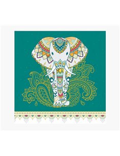 Étiquettes adhésives Apli Gui de Noël - 9 étiquettes rectangulaires à coins arrondis - 3 motifs différents - Adhésif permanent d 2