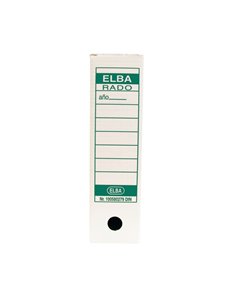 Boîte de classement Elba A4 Ultimate - Solide et durable - Format A4 standard - Design élégant et fonctionnel - Blanc et vert