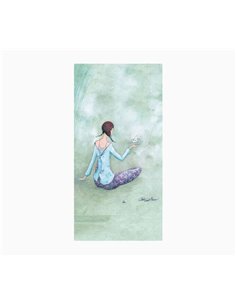 Carte double photo Gaëlle Boissonnard - Vernis épais gaufré UV - Pelliculage mat doux au toucher - 10,5 x 21 cm - Papier certifi