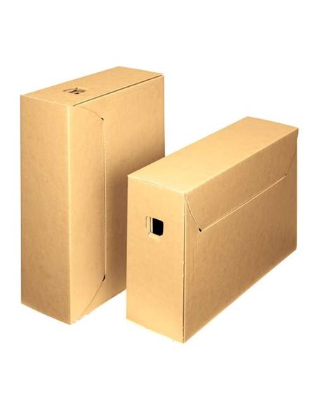 Boîtes d'archivage Fellowes Loeffs Ultimate (lot de 50) - Sans acide (10 ans) - Marron