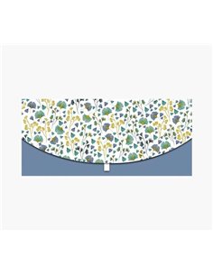 Cartes-cadeaux illustrées - Enveloppe horizontale - Thème floral - 21,3 x 9,6 cm - Emballées individuellement sous cellophane - 