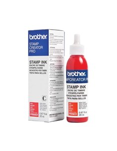 Bouteille d'encre rouge Brother pour machine à tamponner SC2000 20 cc