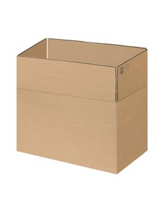 Boîtes d'emballage Dohe à 4 rabats - 500 x 340 x 310 mm - Carton de 3 mm d'épaisseur - Solides et durables - Idéales pour l'expé