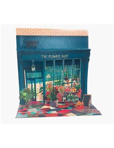 Carte pop-up 3D Pictura - 16 x 16 cm - Thème fleuriste - Emballage individuel - Enveloppe blanche incluse - Papier certifié FSC