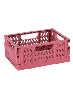 Lot de 4 boîtes plastiques pliables et empilables Apli Up North - Dimensions 140 x 100 x 60 mm - Idéales pour outils, jouets, li