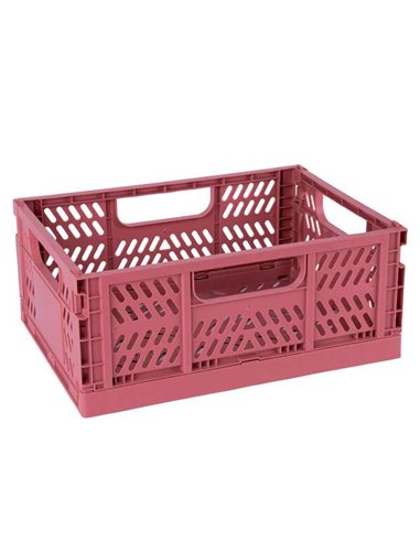 Lot de 2 boîtes plastiques pliables et empilables Apli Up North - Dimensions 290 x 210 x 120 mm - Idéales pour outils, jouets, l