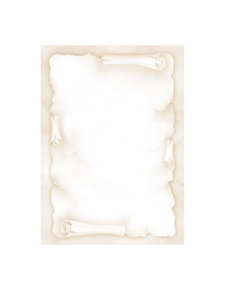 Pack de 20 feuilles de papier parchemin thématique Apli - 90 g - Impression couleur - Idéal pour les invitations et les travaux 