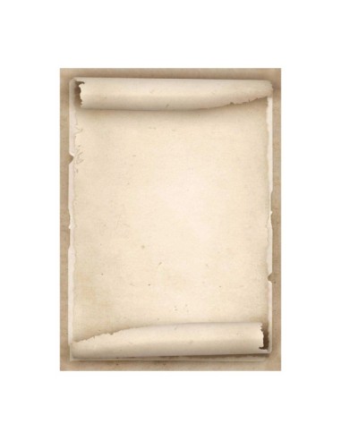 Lot de 20 feuilles de papier Apli à motif parchemin antique - 90 g/m² - Impression couleur - Idéal pour les invitations et les t