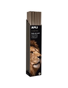Rouleau de papier kraft Apli - 70 g - Fibres naturelles - Haute résistance - Uniformité des couleurs - Idéal pour l'emballage et