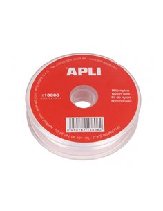 Bobine de corde en nylon Apli - Haute qualité - Solide et durable - Idéal pour le bricolage, le jardinage et l'artisanat - Coule