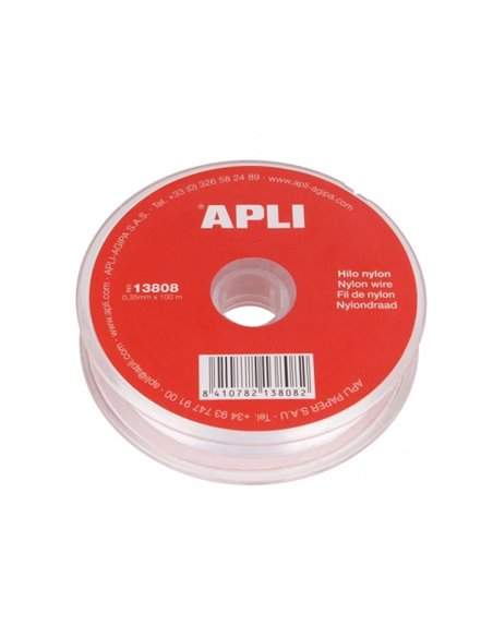 Bobine de corde en nylon Apli - Haute qualité - Solide et durable - Idéal pour le bricolage, le jardinage et l'artisanat - Coule