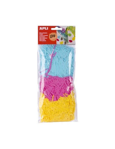 Bandes de papier de soie Apli – Idéales pour travaux manuels – Piñatas – Chapeaux – Costumes – Jaune