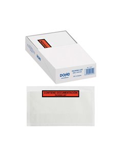 Boîte Dohe de 250 enveloppes autocollantes pour bordereaux d'expédition - Dimensions : 240 x 140 mm