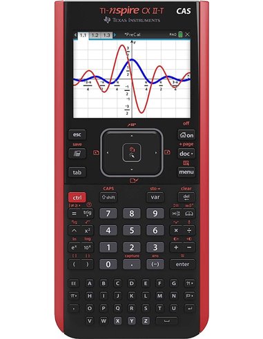 Calculatrice graphique Texas Instruments TI-Nspire CX II-T CAS - Écran couleur rétroéclairé 320 x 240 - Logiciel compatible PC/M