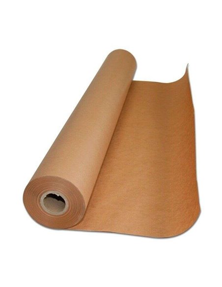Rouleau de papier kraft vergé Fabrisa 70 g, 1 x 25 m, couleur marron