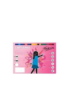 Paquet de 100 feuilles de papier cartonné Fabrisa 180 g/m² - Format A4 - Blanc