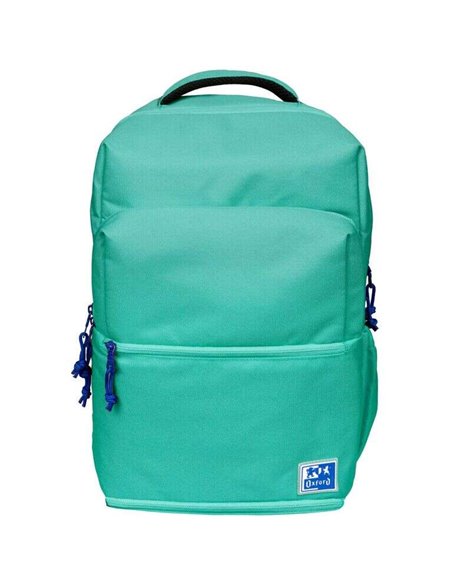 Sac à dos d'école Oxford +LB B-Out - Compartiment isotherme - Fermeture éclair extensible - Bretelles rembourrées et réglables -