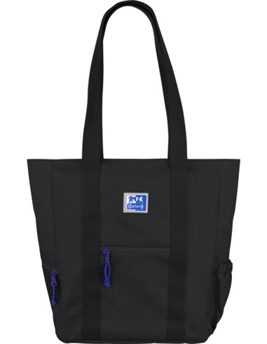 Sac à main Oxford Tote B-Trendy - Poches avant et latérales - Compartiment pour ordinateur portable/tablette - Fermeture éclair 