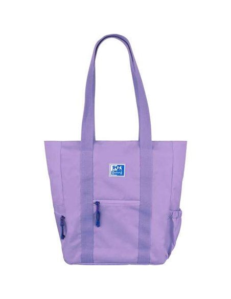 Sac fourre-tout Oxford B-Trendy - Poches avant et latérales - Compartiment pour ordinateur portable/tablette - Fermeture éclair 