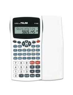 Calculatrice scientifique Milan M240 10+2 chiffres - Écran 2 lignes - 240 fonctions intégrées dont 124 fonctions scientifiques -