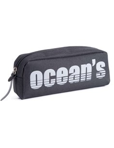 Trousse Oceans Wave California à 1 fermeture éclair - Tirette ergonomique - Gris foncé