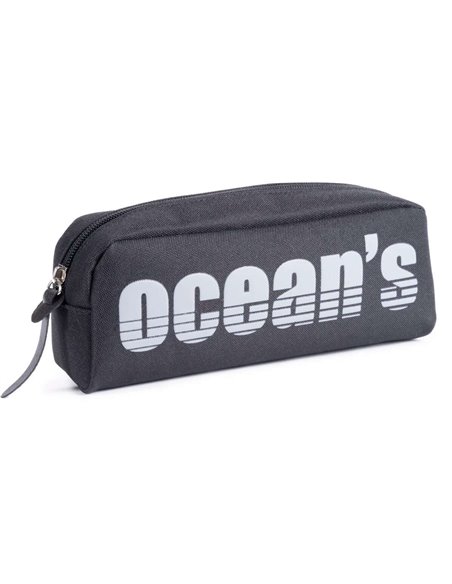 Trousse Oceans Wave California à 1 fermeture éclair - Tirette ergonomique - Gris foncé