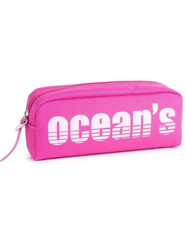 Trousse Oceans Wave California à 1 fermeture éclair - Tirette ergonomique - Fuchsia