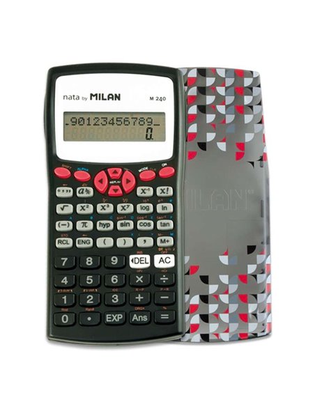Calculatrice scientifique Milan M240 10+2 chiffres - Affichage 2 lignes - 240 fonctions intégrées dont 124 fonctions scientifiqu