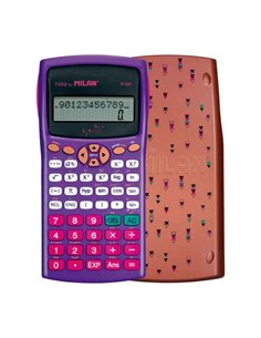 Calculatrice scientifique Milan M240 Copper 10+2 chiffres - Affichage 2 lignes - 240 fonctions intégrées dont 124 fonctions scie