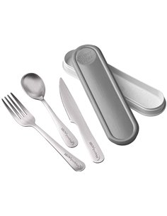 BOITE A COUVERTS MAPED POUR ADULTES COLORIS GRIS 2