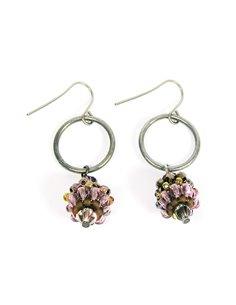 BOUCLE D'OREILLES METALLIQUES CROCHET HIPPIE OUVERT DORE  20X18MM  PAQUET 10 UNITES 2