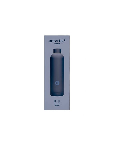BOUTEILLE ISOTHERME ANTARTIK ACIER INOXYDABLE SANS BPA 500ML COLORIS BLEU