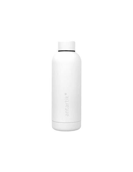 BOUTEILLE ISOTHERME ANTARTIK ACIER INOXYDABLE SANS BPA 500ML COLORIS BLANC