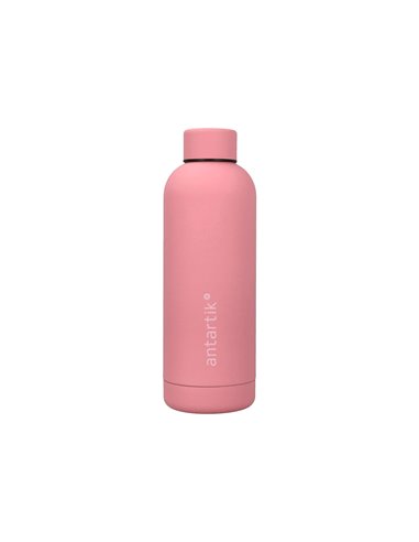 BOUTEILLE ISOTHERME ANTARTIK ACIER INOXYDABLE SANS BPA 500ML COLORIS ROSE
