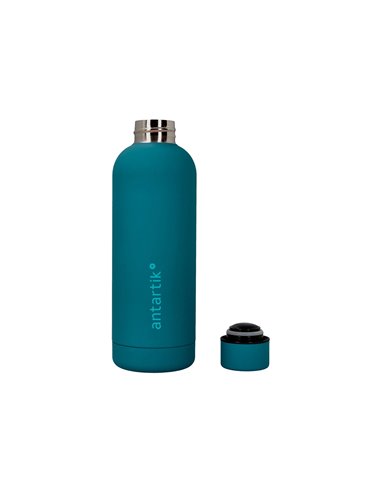 BOUTEILLE ISOTHERME ANTARTIK ACIER INOXYDABLE SANS BPA 500ML COLORIS TURQUOISE