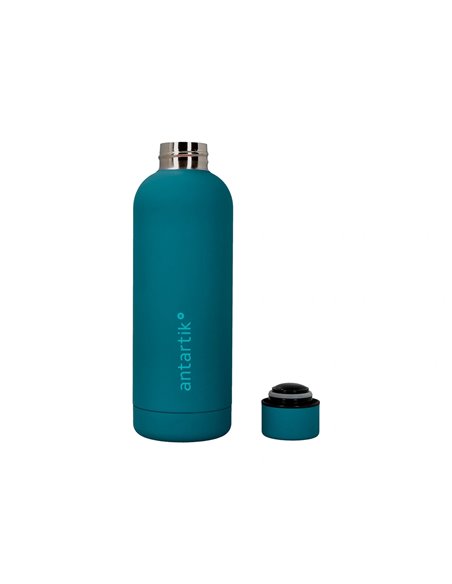 BOUTEILLE ISOTHERME ANTARTIK ACIER INOXYDABLE SANS BPA 500ML COLORIS TURQUOISE