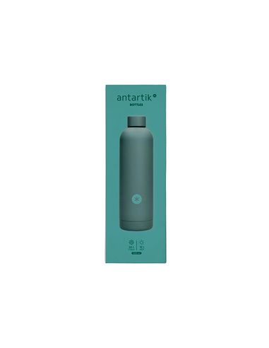 BOUTEILLE ISOTHERME ANTARTIK ACIER INOXYDABLE SANS BPA 500ML COLORIS TURQUOISE