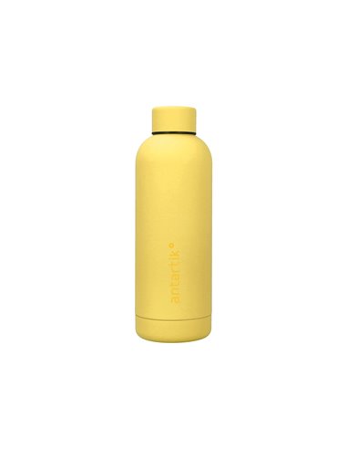 BOUTEILLE ISOTHERME ANTARTIK ACIER INOXYDABLE SANS BPA 500ML COLORIS JAUNE