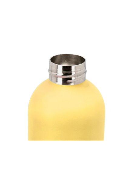 BOUTEILLE ISOTHERME ANTARTIK ACIER INOXYDABLE SANS BPA 500ML COLORIS JAUNE